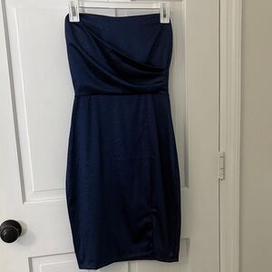 Windsor Midnight Blue Strapless Dress